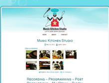 Tablet Screenshot of musickitchenstudio.com